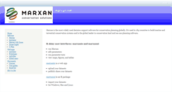 Desktop Screenshot of marxan.net