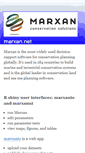 Mobile Screenshot of marxan.net